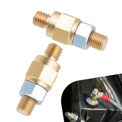 Ypoyney 2 PCS Side Post Battery Terminal Adapter, 3/8