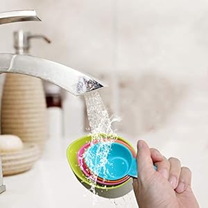 Rypet Dog Food Scoop Set of 4  Plastic Measuring Cups for Dog Cat and Bird Food random Color  Cucciolini Doodles Rypet dog food scoop set of 4  plastic measuring cups for dog cat and bird food random color   cucciolini doodles