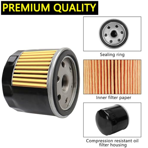 TXRXIZ 1205001S Oil Filter, Replacement for Kohler Engine Lawn Mower, for Cub Cadet, for Troy Bilt Bronco 1205001, 12 050 01-S Oil Filter 1PCS