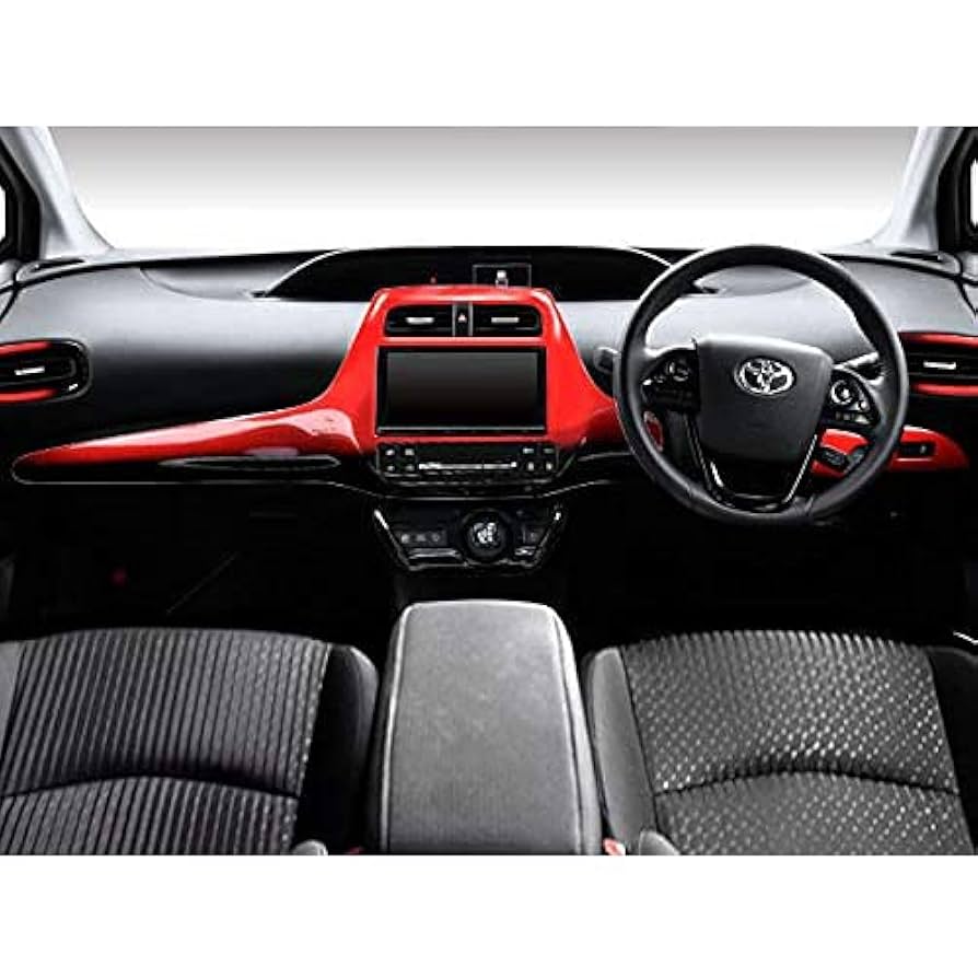 30プリウス　希少？レッドレザー　インテリアパネル一式 30プリウス 希少？レッドレザー インテリアパネル一式 （REVIER