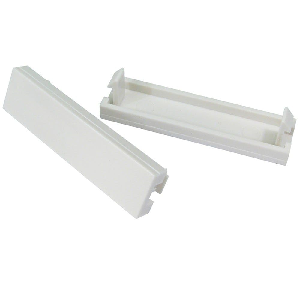 Kenable White Wall Plate Blanking Insert 50Mm X 12.5Mm Module Blank Cover For Modular Face Plates