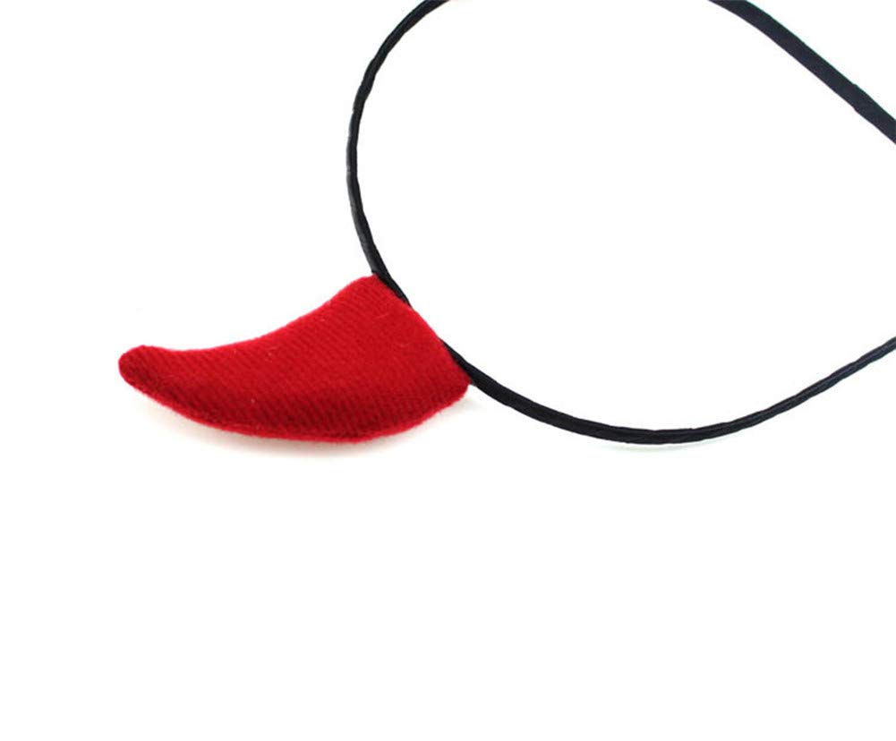 Seilershop Diable Serre-tête avec cornes LED Pour enfants et adultes Seilershop Diable Serre-tête avec cornes LED Pour enfants et adultes