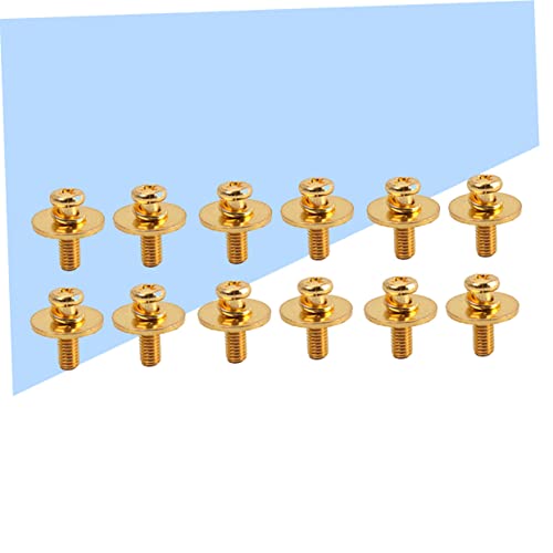 ibasenice 10pcs Golden Drum Lug Mounting Screws Washers Ear Screws for Snare and Drum Parts Essential Accessories for Drummers miniatura 4