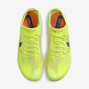 Nike ZoomX DragOnfly XC Spikes masculino, Volt/laranja total