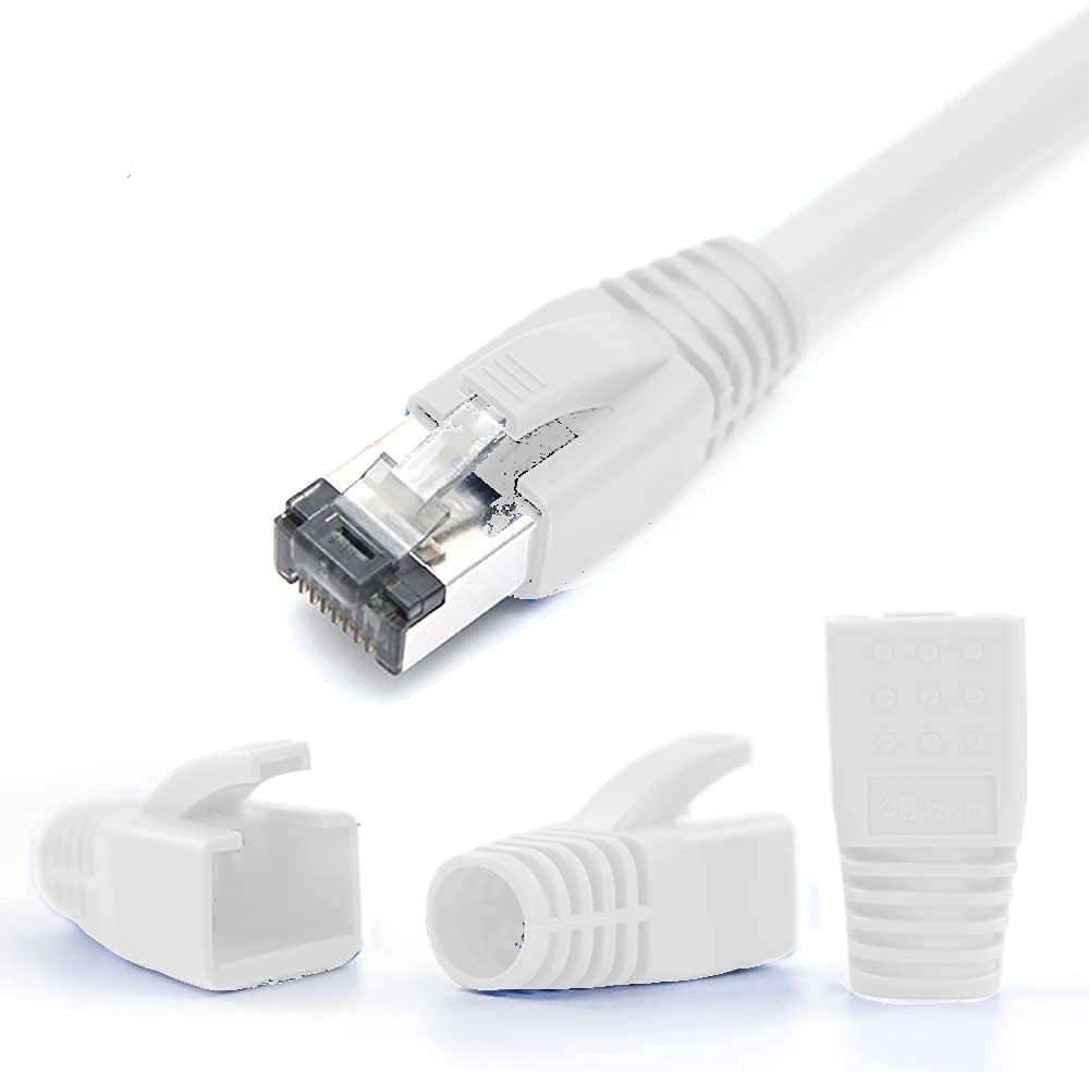 River Fox® RJ45 Shielded 8P8C FTP STP Network Plug Connector for CAT 7 CAT7 Stranded Cable (50 Pieces, Silver) (B084V3X18H) Amazon Price History, Amazon Price Tracker
