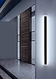 【Accesorios de Luces de pared LED Resistentes al Agua y al óxido IP65】 Controladores, balastos, sensores sellados con certificación IP65; Sin flash de pantalla, salida estable de 220 V, linternas de luz recargables para exteriores de 2000 lúmenes de alto lúmenes, luces de pared de ambiente cómodo.