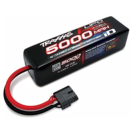 Traxxas 14.8V 5000mAh 4-Cell LiPo Battery, Long