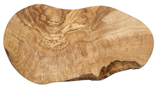 IB Laursen - Schneidebrett, Servierbrett - Olivia - UNIKA - 100% Olivenholz - 30 x 14 cm