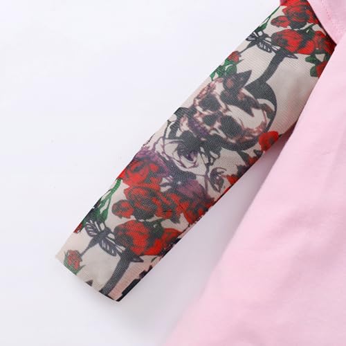 Magic Park 1-10Y Baby Tattoo Sleeve T Shirts Toddler Girl Boy Tattoo Blouse Kids Tattoo Tee Tops Holiday Clothes4