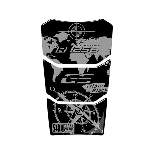 Autocollant Réservoir Moto Résine 3D pour R1250GS Adventure 2019-2022 et R1200GS LC Edition 40 Ans