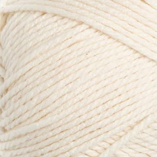 Bernat 16113030008 Big Ball Chunky Solid Yarn, 14Oz, Super Bulky 6 Gauge, 100% Acrylic - Cream - Machine Wash & Dry #TOP1