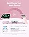 Anker MagSafe Compatible MagGo UFO 3-in-1 Charger, iPhone 17 Wireless Charging Station, 15W Qi2 Certified, Foldable Travel Charging Pad, for iPhone 17/16/15/14, AirPods, Apple Watch (Not a Power Bank)