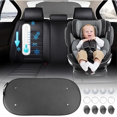 Rierousy Car Sun Protection with Suction Cups thumbnail