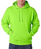 Jerzees Adult 8 oz. NuBlend® Fleece Pullover Hood XL NEON GREEN