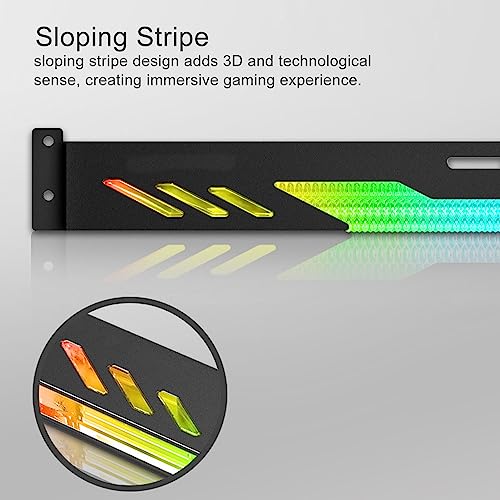 Support de support GPU RVB coloré Yunseity pour sublimer et sécuriser votre PC gamer - 4
