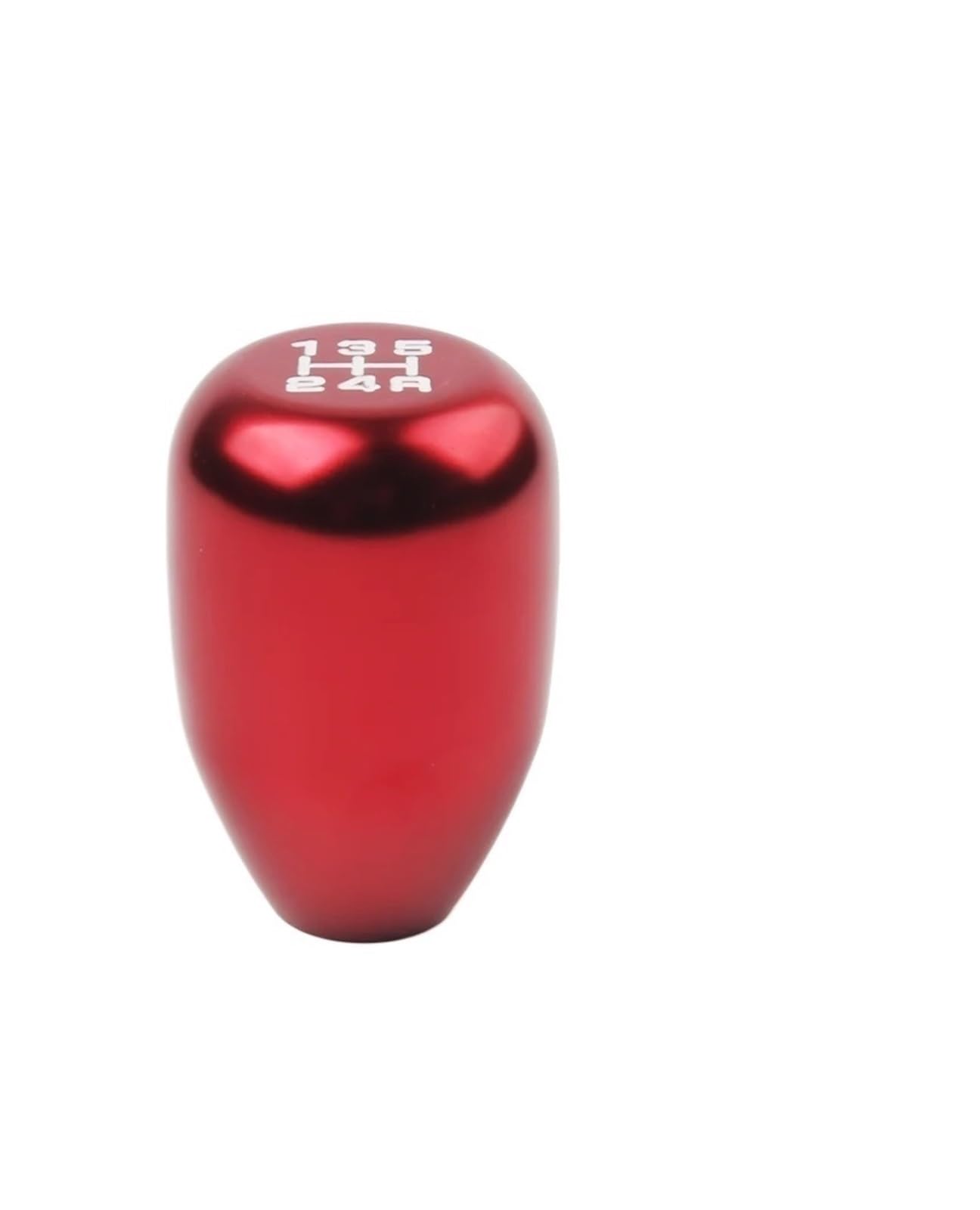 Jeocoai Car Gear knob Aluminum Alloy Universal 5Speed Car Auto Gear Shift Knob for Manual Transmission Automatic Level(Red)