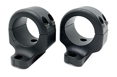 Game Reaper 2: Thompson Center Venture & Compass - Long & Short Action - Medium Mount - Tactical, Black, 1 inch, 4 Screws per Ring
