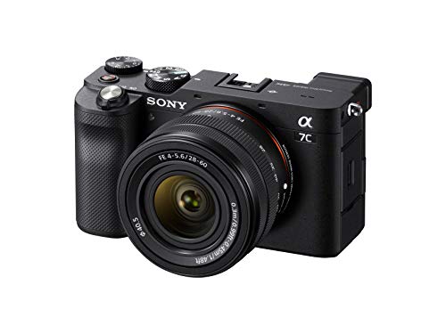 Image of Sony Alpha 7C Full-Frame Compact Mirrorless Camera Kit - Black (ILCE7CL /B)