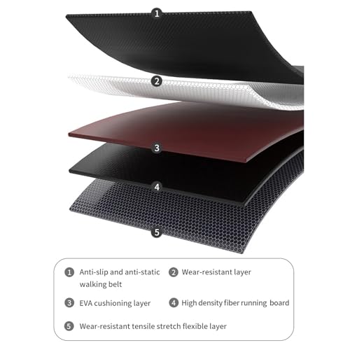 Image of Folding Walking pad,Electric Under Desk Treadmill, Foldable Treadmill, Walking Running Machine for Home Office Gym