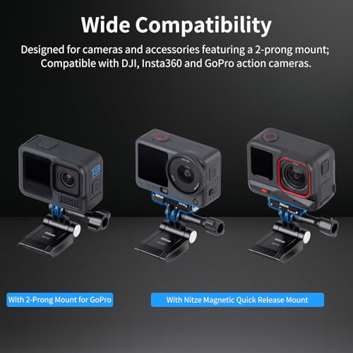 Soporte magnético Nitze N29-D2 con liberación rápida Arca para GoPro 6