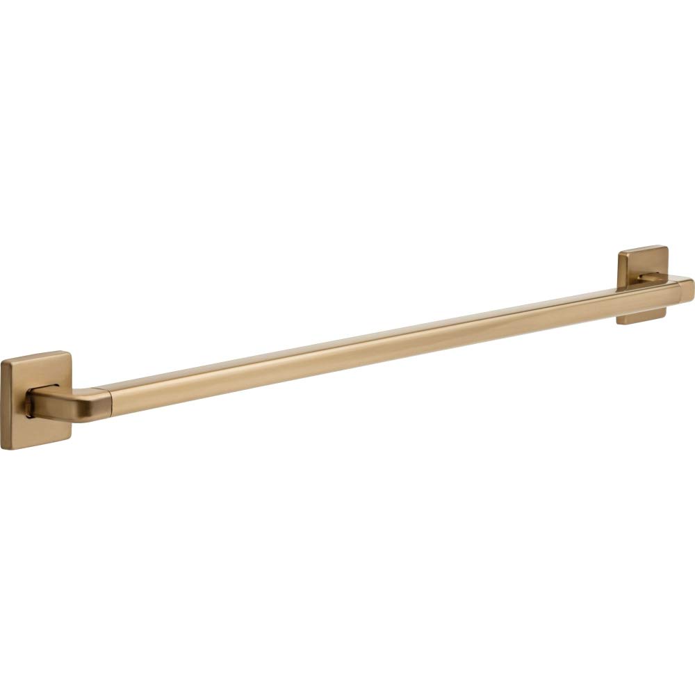 Barra de agarre angular Delta moderna 36 pulgadas bronce champán montaje oculto