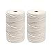 Produktbild TIANTIAN Makramee Garn Makramee Starter Set 3 mm x 100m für DIY Handwerk Basteln Wand Aufhängung Pflanze Aufhänger Schnur Stricken 2pcs