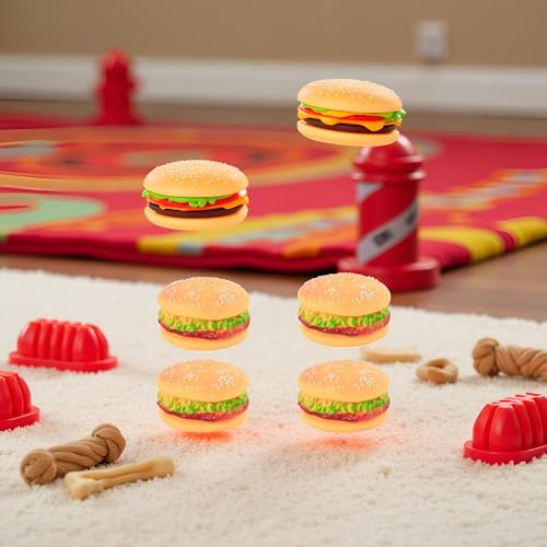 Set de 4 juguetes mordibles para perros con sonido miniatura 3