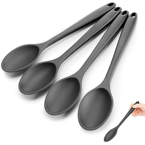 4 PCS YALIYU Large Silicone Cooking Spoons Cover