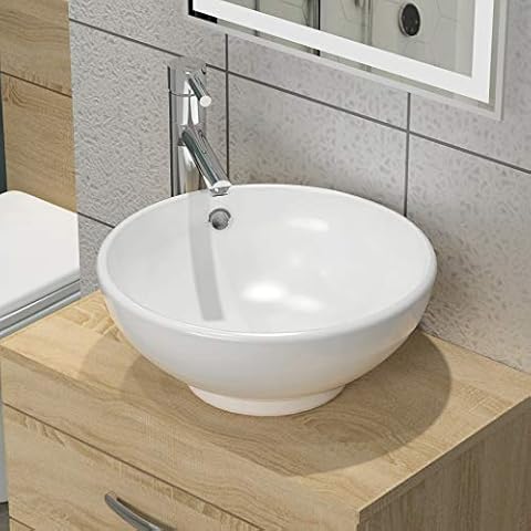 Royal Bathrooms Round Ceramic Basin Sink Cover