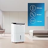 Emperial 30L/Day Dehumidifier - Smart Compressor Dehumidifier with App, Wi-Fi, Humidity Display & Indicator, 5L Water Tank, Laundry Drying and 24h Timer - Ideal for Home, Office & Bedroom - Image 6