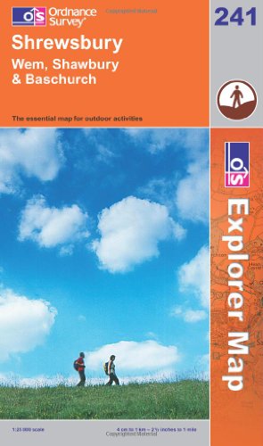 OS Explorer map 241 : Shrewsbury
