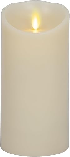 Luminara vela de cera 3.5 x 7 Marfil, Cera, Ivory, 7 pulgadas