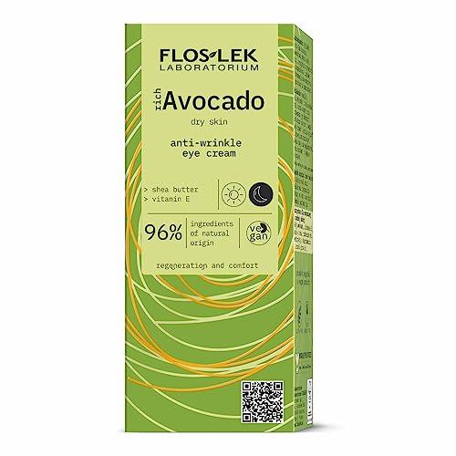FLOSLEK richAvocado Anti-Wrinkle Eye Cream | Visibly Reduces Dark Circles, Puffiness & Crows Feet | Eye Lifting Serum to Brighten, Revive and Refresh | 30 ml - Image 3
