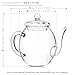 Creano Flowering Tea Gift Set - White Tea – 6 Blooming Tea with 17oz Glass Teapot