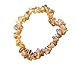[A&S Crystals] CITRINE Natural Stone Gemstone Stretchy Chip Bracelet