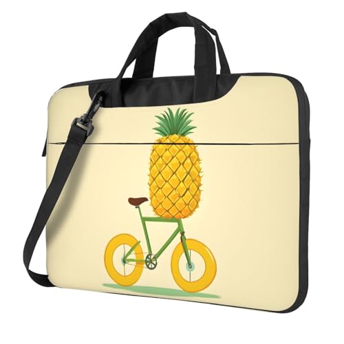 Sacoche ordinateur 15.6 voyage d'affaires Ananas, sac mince et léger