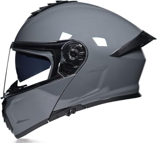 Casque moto modulable pour homme et femme homologué ECE avec double visière