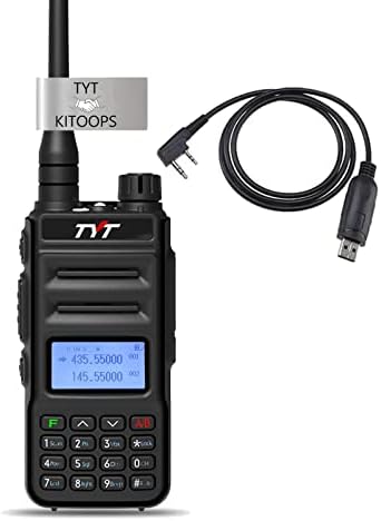 TYT TH-UV88 Ham Radio Handheld Long Range Rechargeable Walkie Talkie VHF UHF Two Way Radio Programming Cable
