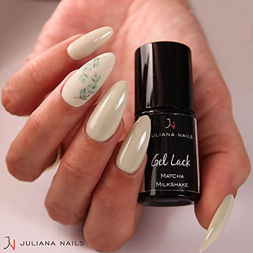 Juliana Nails - Gel Lack | 5 Farben | Milkshake - 6ml / 15ml - UV / LED (6ml, Matcha) – Bild 6