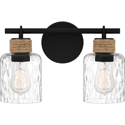 Quoizel Naturals Baltic Modern Vanity Lights, 14.5 Inch 2-Light Coastal