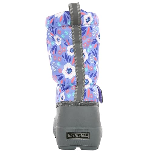 Image of Northside Frosty Insulated Winter Snow Boots for Girls and Boys with Rugged, Water Resistant Nylon Upper, Quick-Drying Lining, Removable EVA Insole, and Durable TPR Outsole