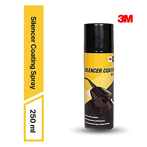 3M Silencer Coating Spray for Bikes, Prevent Rust and Leak, Diesel wash Resistance (160g, Black) - Image 2 thumbnail