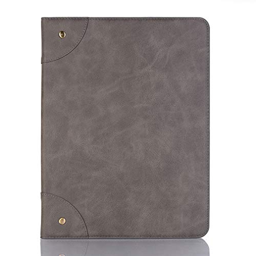 LMFULM® Case for Apple iPad Pro 11 Inch 2018 PU Leather Cover Folio Case Stand Case Holster Flip Cover for iPad Pro 11 Gray