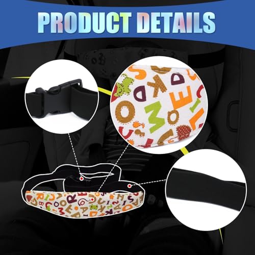4 Stück Kindersitz Festes Kopfband, Am Kopf Montierter Auto-Kindersitz, Kopfschutz Für Baby, Kindersitz-Kopfstütze Zum Schlafen, Auto-Kindersitzhalterung