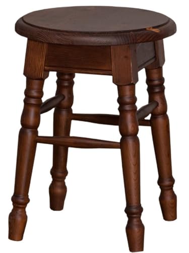 Casa Padrino Landhausstil Hocker Braun 35 x 35 x H. 45 cm - Massivholz...