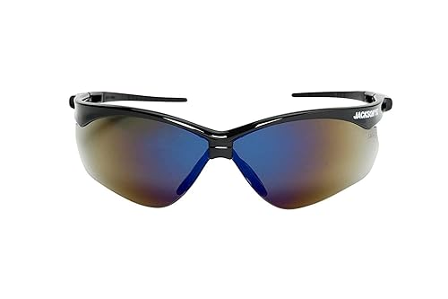 Miniatura 7 de Jackson Safety 50009 Gafas de seguridad SG, ligeras, ultra fuertes, con patillas suaves al tacto y pieza de nariz flexible, uso al aire libre,