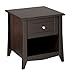 Elegance End Table from Nexera, Espresso