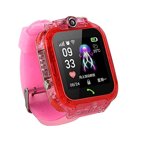 Wan Ning Relojes para niños S12 Posicionamiento IP67 Multifunción GPS Impermeable Smartwatch con Pantalla HD Alarma Cronómetro Regalo para niños Niños Niños Chicas