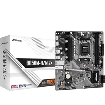 Placa Mãe ASRock B650M-H/M.2+, Chipset B650M, Amd AM5, m-ATX, DDR5