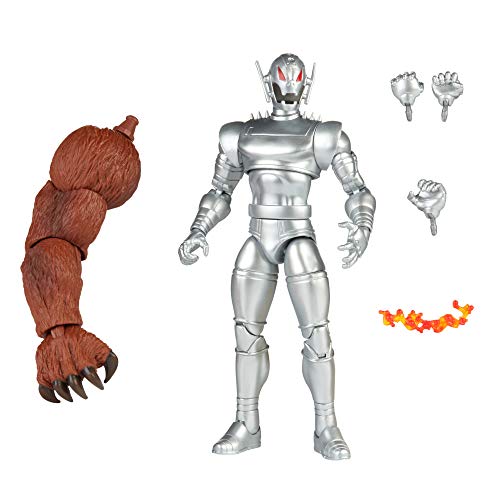 Hasbro Marvel Legends Series 15 cm große Ultron Action-Figur, Premium Design, enthält 5 Accessoires und Build-A-Figure-Teil Mehrfarbig